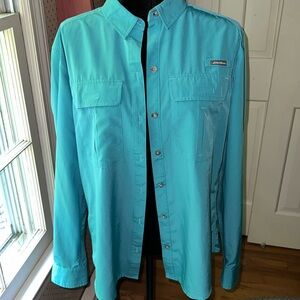 Eddie Bauer like new UPF adventure guide long sleeve shirt. Size tall medium.
